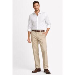 Perry Ellis America Men’s Khaki Dress Pants Tag 34x32 (ACTUAL 32x32) Flat Front